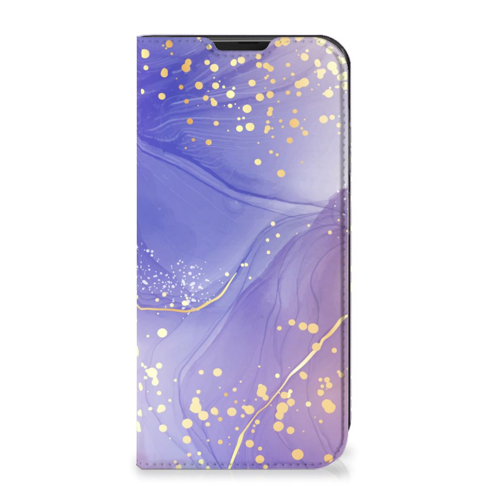 Bookcase voor Samsung Galaxy Xcover 6 Pro Watercolor Paars