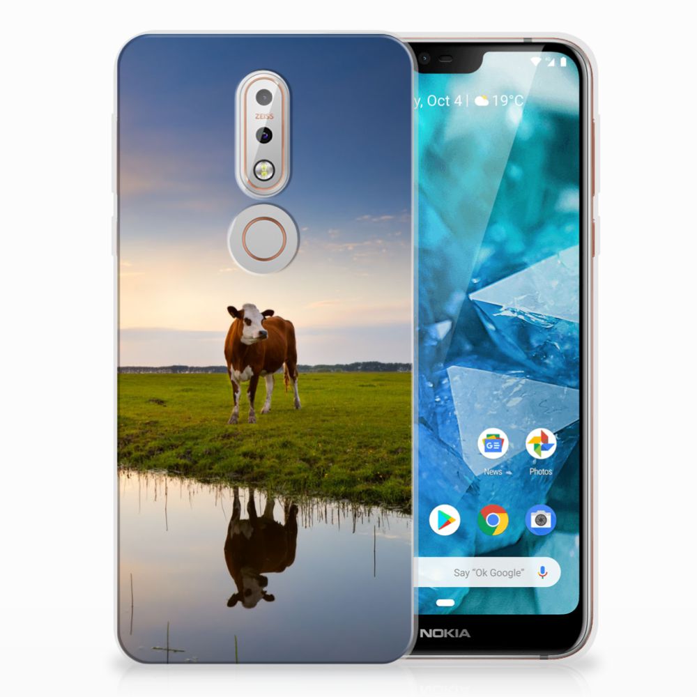 Nokia 7.1 TPU Hoesje Koe