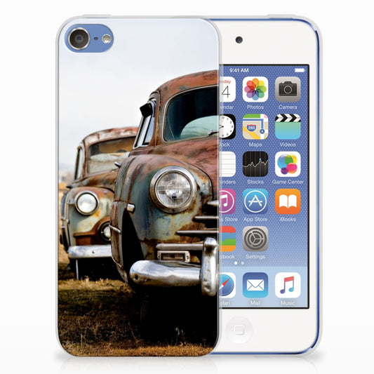 Apple iPod Touch 5 | 6 Siliconen Hoesje met foto Vintage Auto