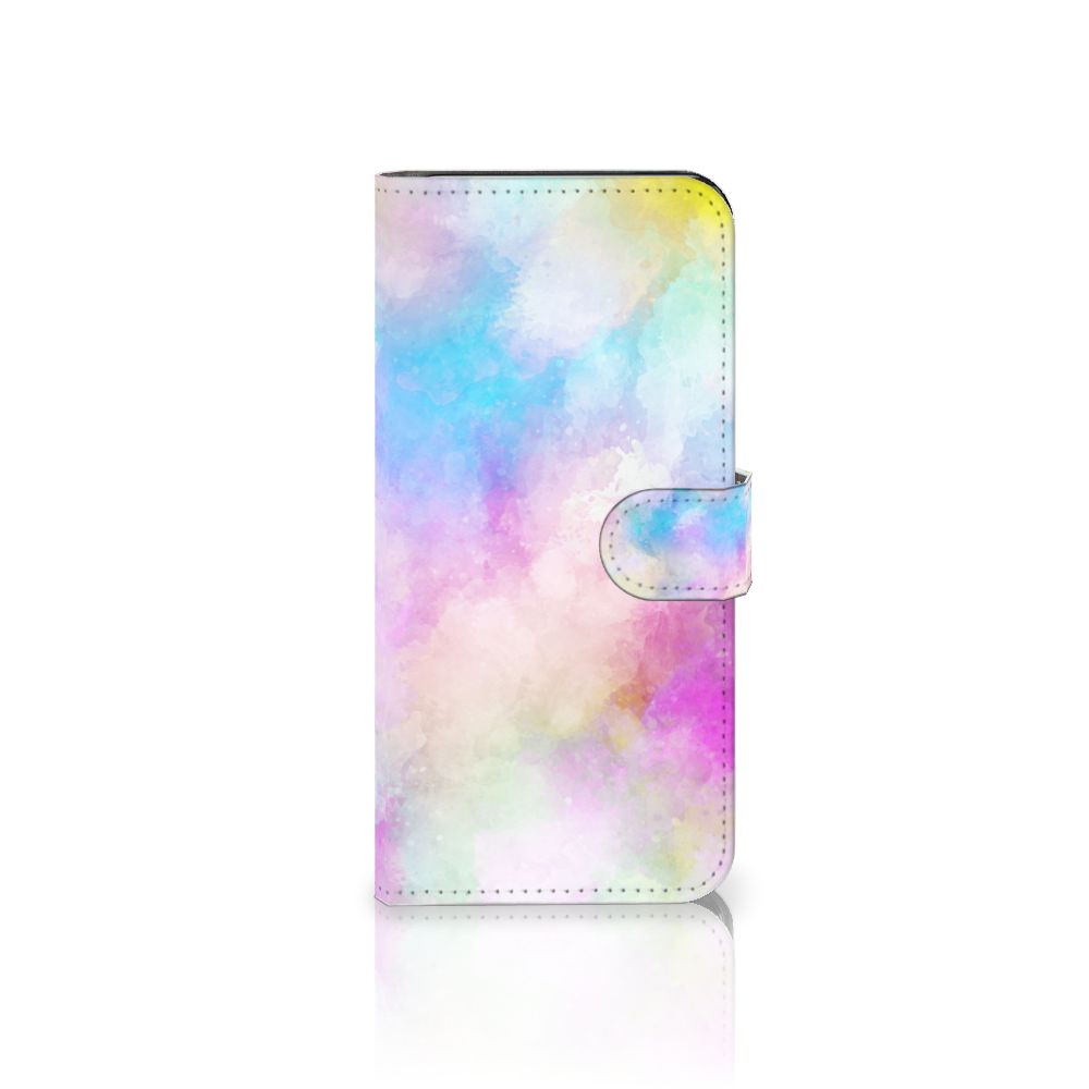 Hoesje Motorola Moto E13 4G Watercolor Light met pastelkleuren en uniek watercolor ontwerp.