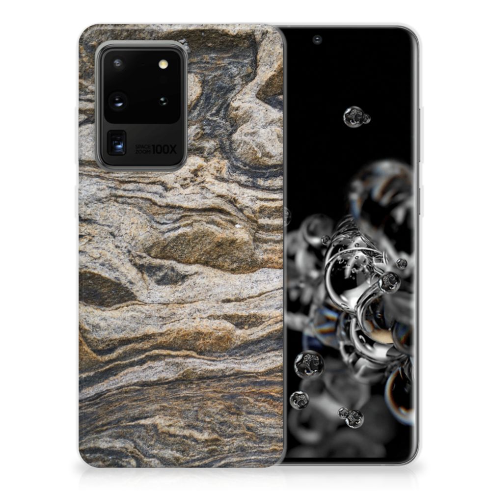 Samsung Galaxy S20 Ultra TPU Siliconen Hoesje Steen B2C Telecom