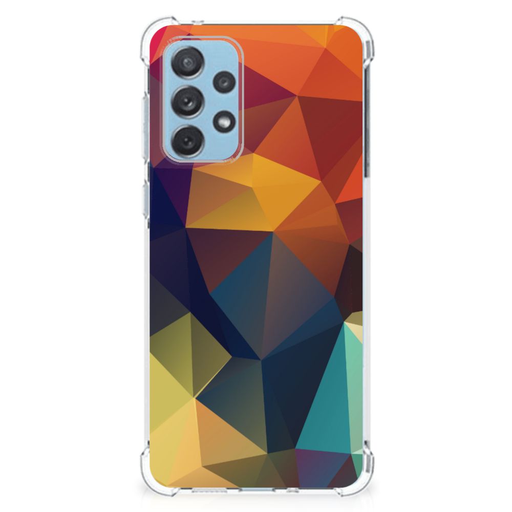 Samsung Galaxy A73 Shockproof Case Polygon Color B2C Telecom