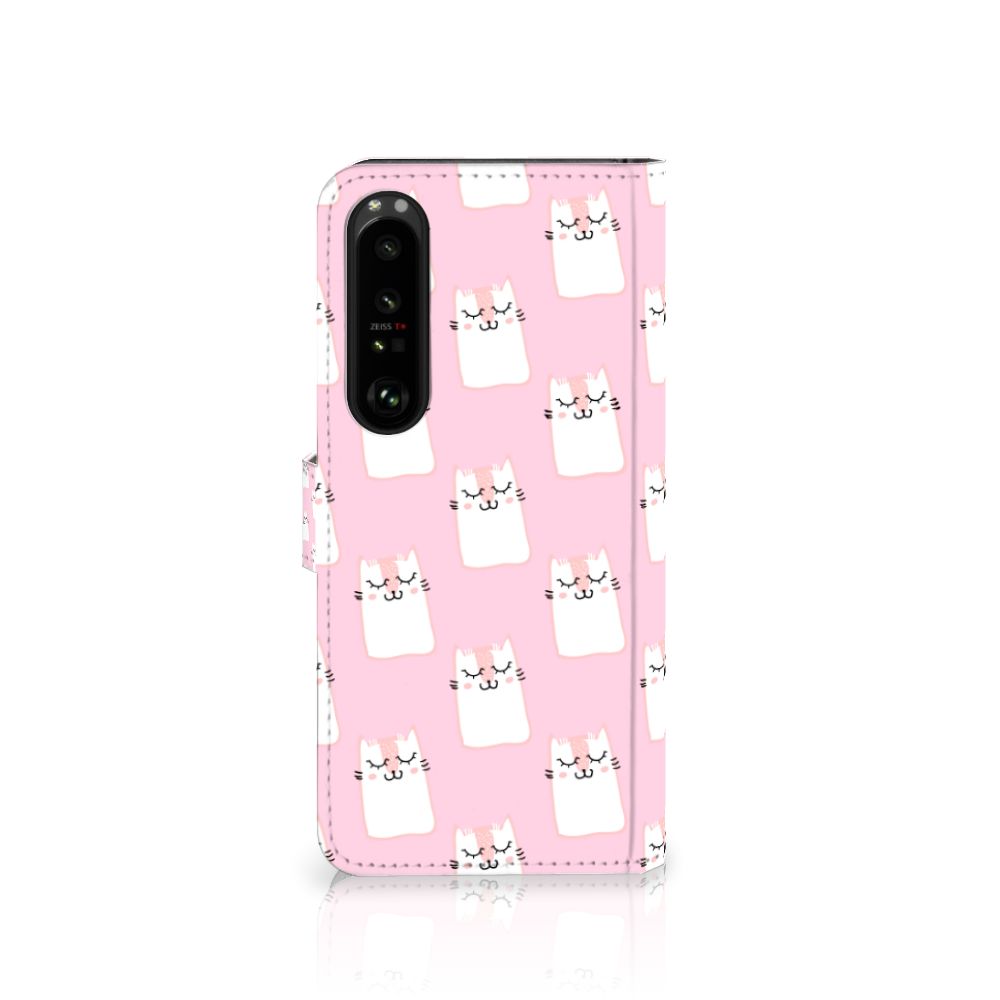 Sony Xperia 1 IV Telefoonhoesje met Pasjes Sleeping Cats