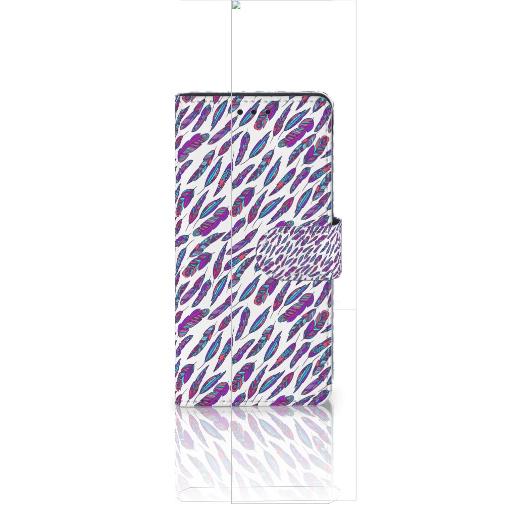 Huawei Ascend P8 Lite Telefoon Hoesje Feathers Color