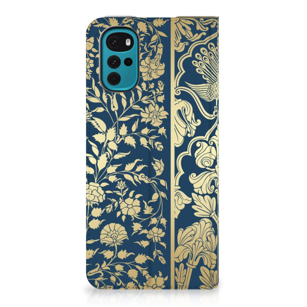 Motorola Moto G22 Smart Cover Beige Flowers - B2C Telecom