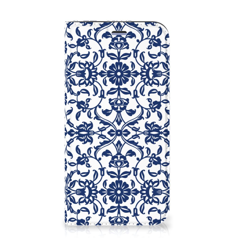 iPhone 12 Mini Smart Cover Flower Blue - B2C Telecom