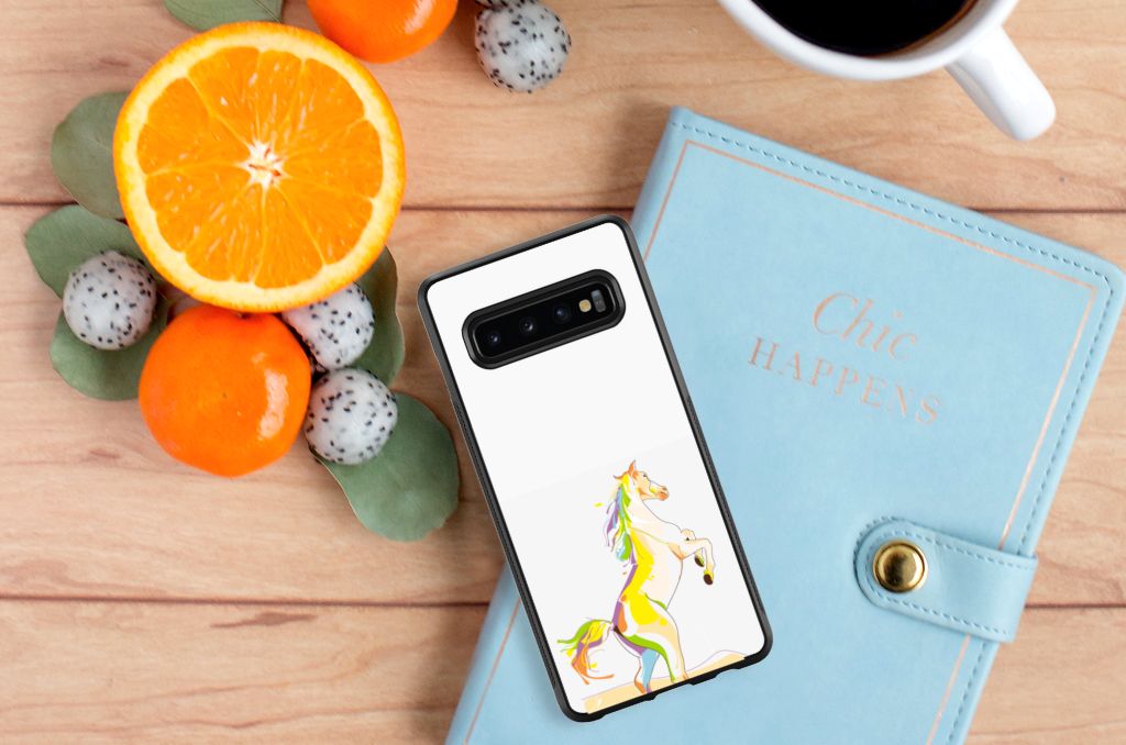 Samsung Galaxy S10+ Bumper Hoesje Horse Color B2C Telecom