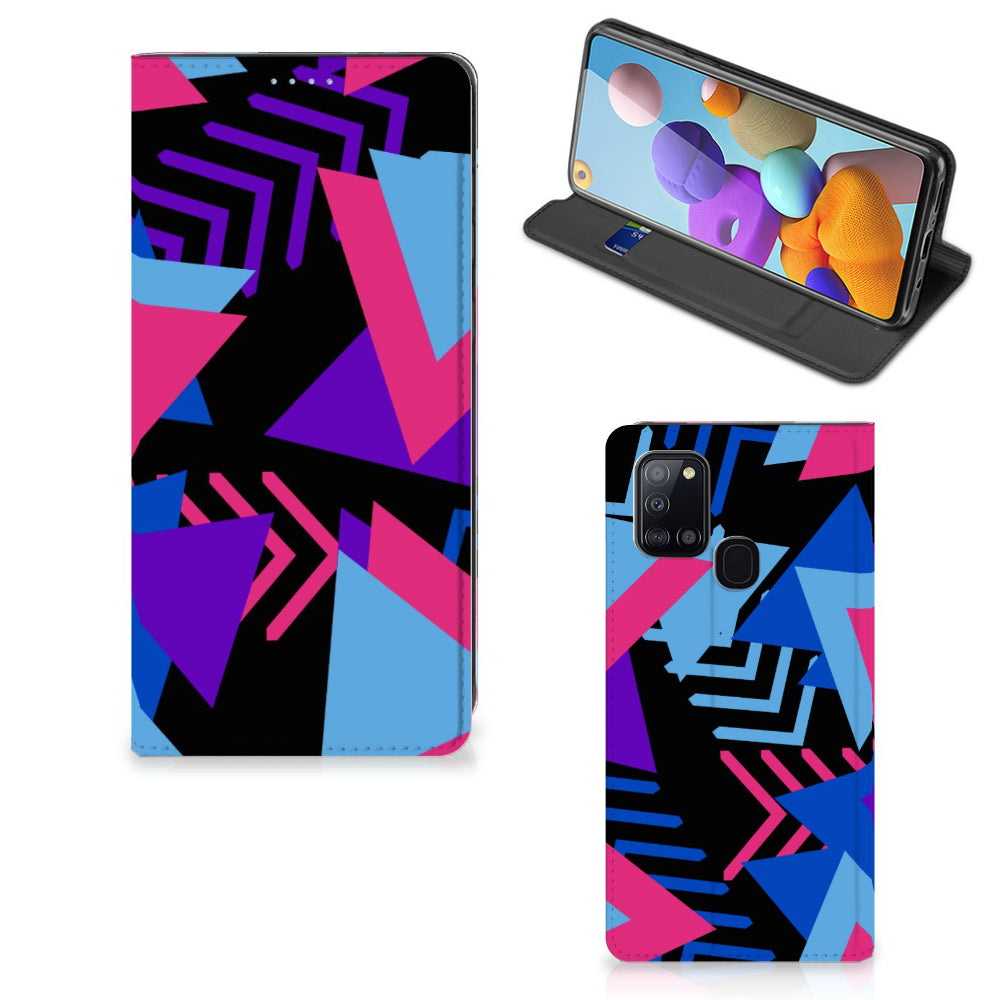 Samsung Galaxy A21s Stand Case Funky Triangle