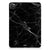 iPad Pro 11 (2024) Tablet Back Cover Marmer Zwart - Origineel Cadeau Vader
