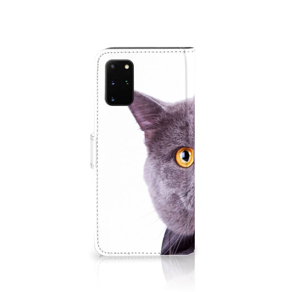 Samsung Galaxy S20 Plus Telefoonhoesje met Pasjes Kat