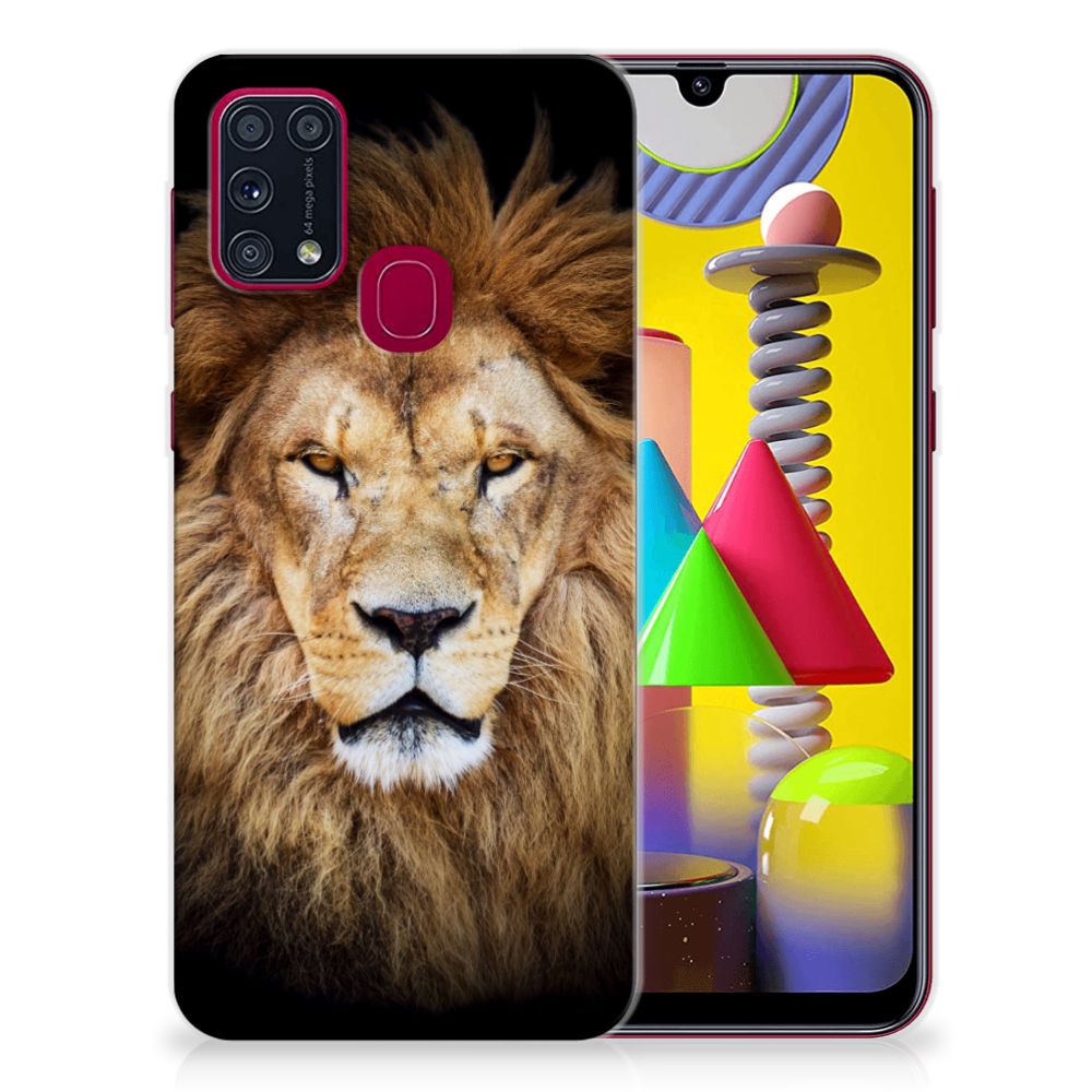 Samsung Galaxy M31 TPU Hoesje Leeuw B2C Telecom