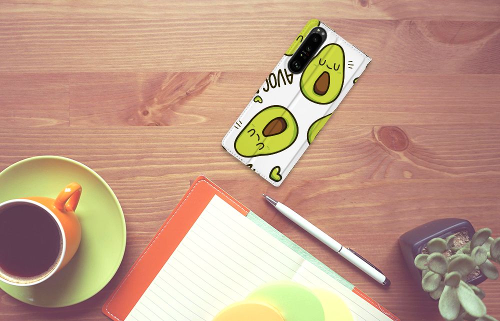 Sony Xperia 1 III Magnet Case Avocado Singing - B2C Telecom