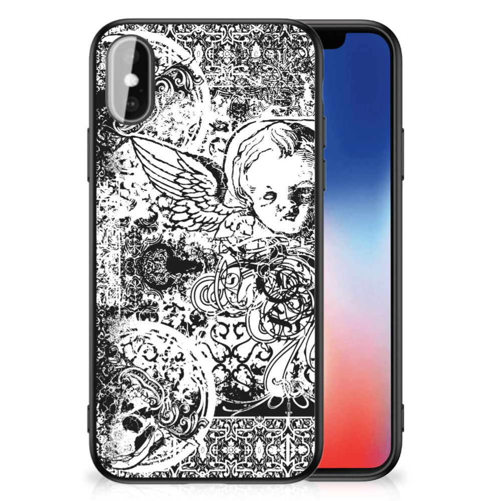 Telefoonhoesje iPhone X | Xs Skulls Angel