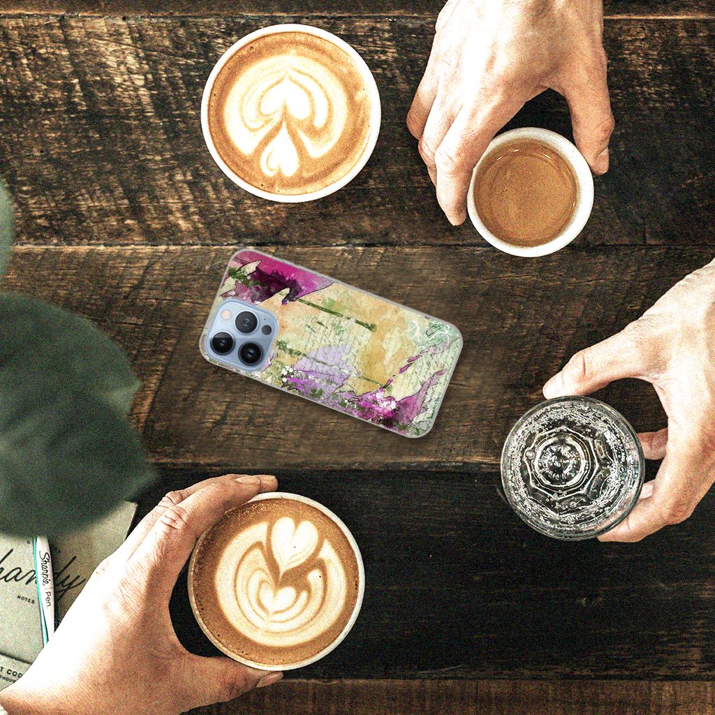 Hoesje maken Apple iPhone 13 Pro Letter Painting B2C Telecom