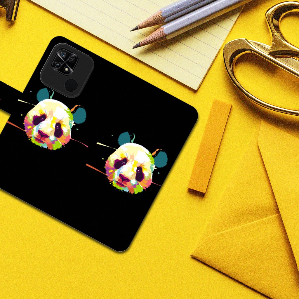 Xiaomi Redmi 10C Leuk Hoesje Panda Color