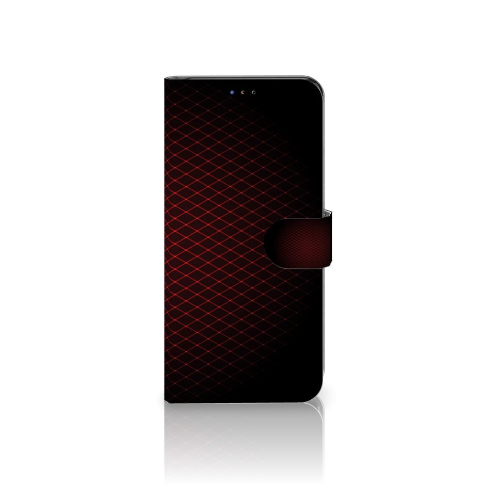 Samsung Galaxy A20s Telefoon Hoesje Geruit Rood
