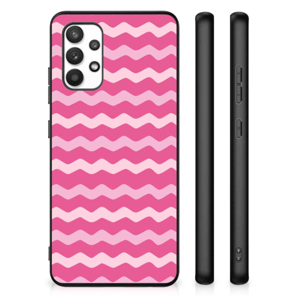 Samsung Galaxy A32 4G | A32 5G Enterprise Editie Back Case Waves Pink B2C Telecom