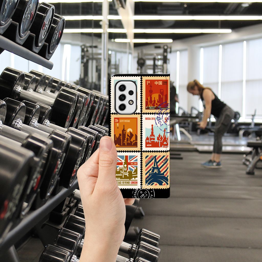 Samsung Galaxy A23 Book Cover Postzegels - B2C Telecom