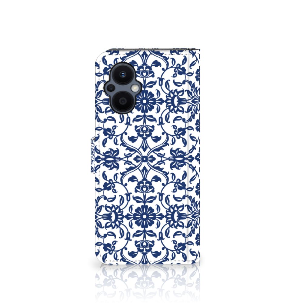 OPPO Reno 8 Lite | OnePlus Nord N20 Hoesje Flower Blue