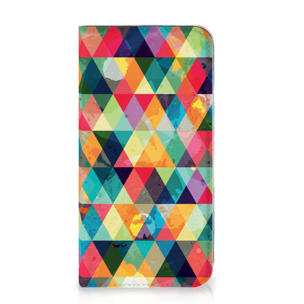 Apple iPhone 11 Pro Max Hoesje met Magneet Geruit