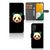 Samsung Galaxy A14 5G Leuk Hoesje Panda Color met kleurrijke panda afdruk en ruimte voor pasjes.