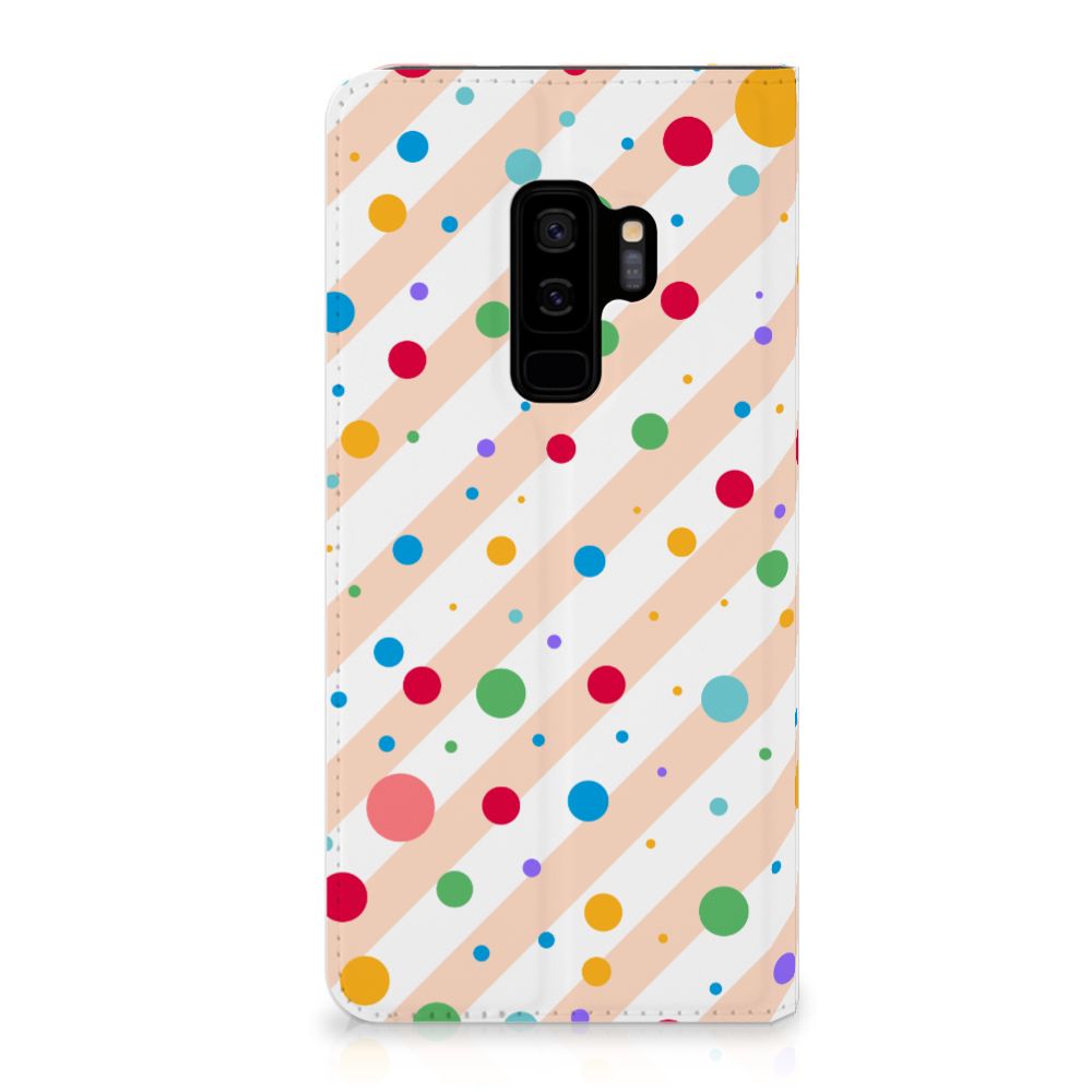 Samsung Galaxy S9 Plus Hoesje met Magneet Dots