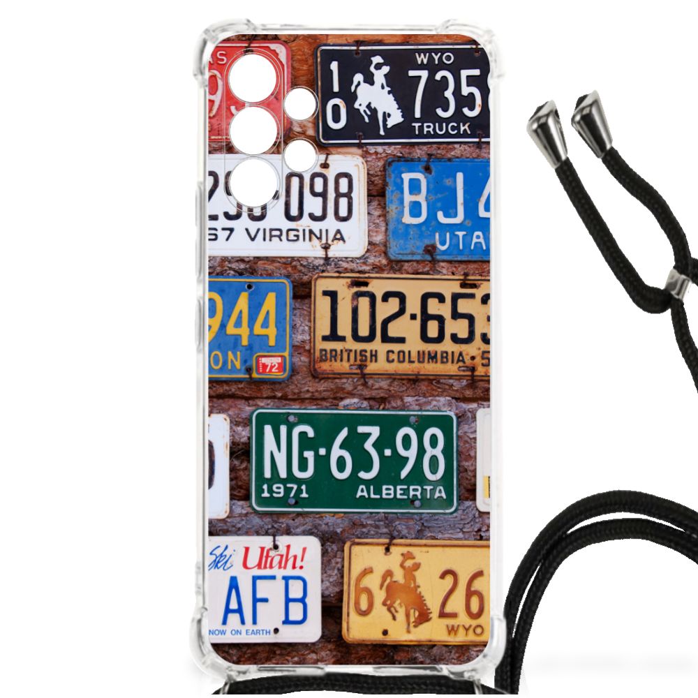 Samsung Galaxy A13 4G Anti-shock Hoesje met foto Kentekenplaten