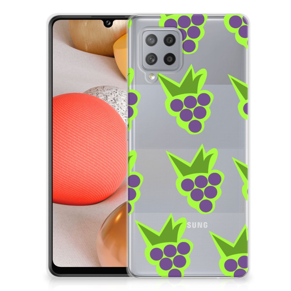 Samsung Galaxy A42 Siliconen Case Druiven