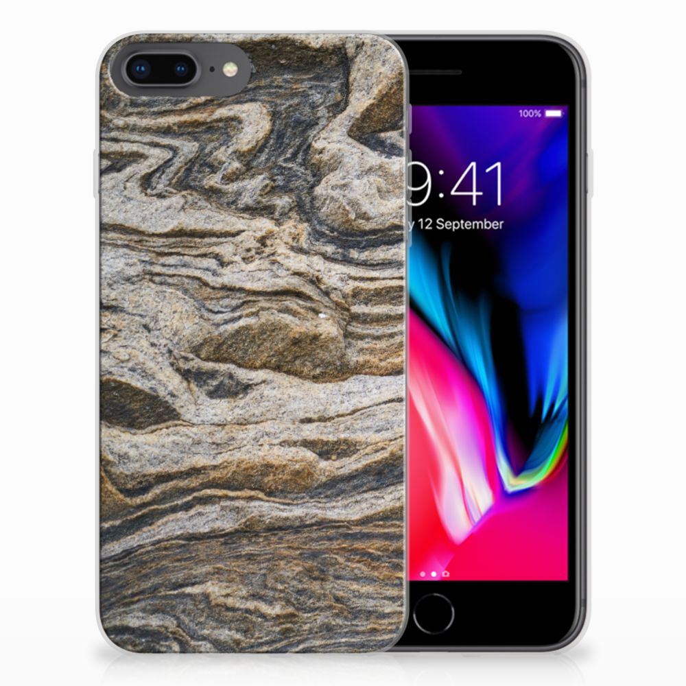 Apple iPhone 7 Plus | 8 Plus TPU Siliconen Hoesje Steen