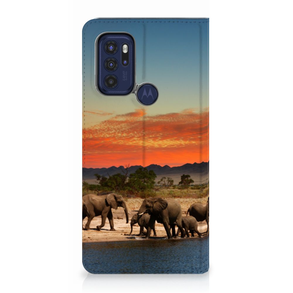 Motorola Moto G60s Hoesje maken Olifanten - B2C Telecom