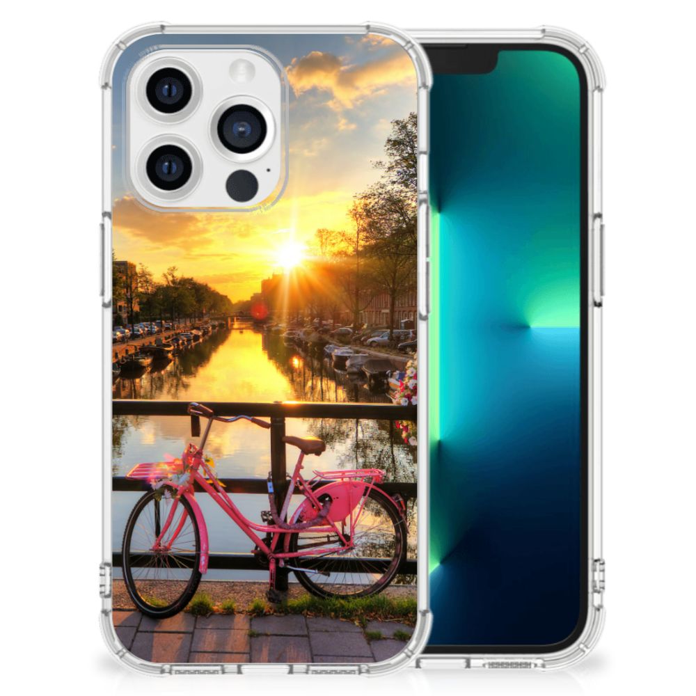 Apple iPhone 13 Pro Telefoonhoesje met valbescherming Amsterdamse Grachten B2C Telecom