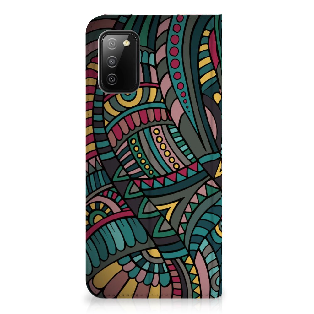 Samsung Galaxy M02s | A02s Hoesje met Magneet Aztec - B2C Telecom
