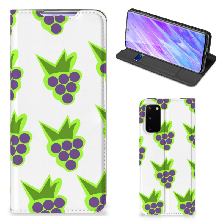 Samsung Galaxy S20 Flip Style Cover Druiven - B2C Telecom