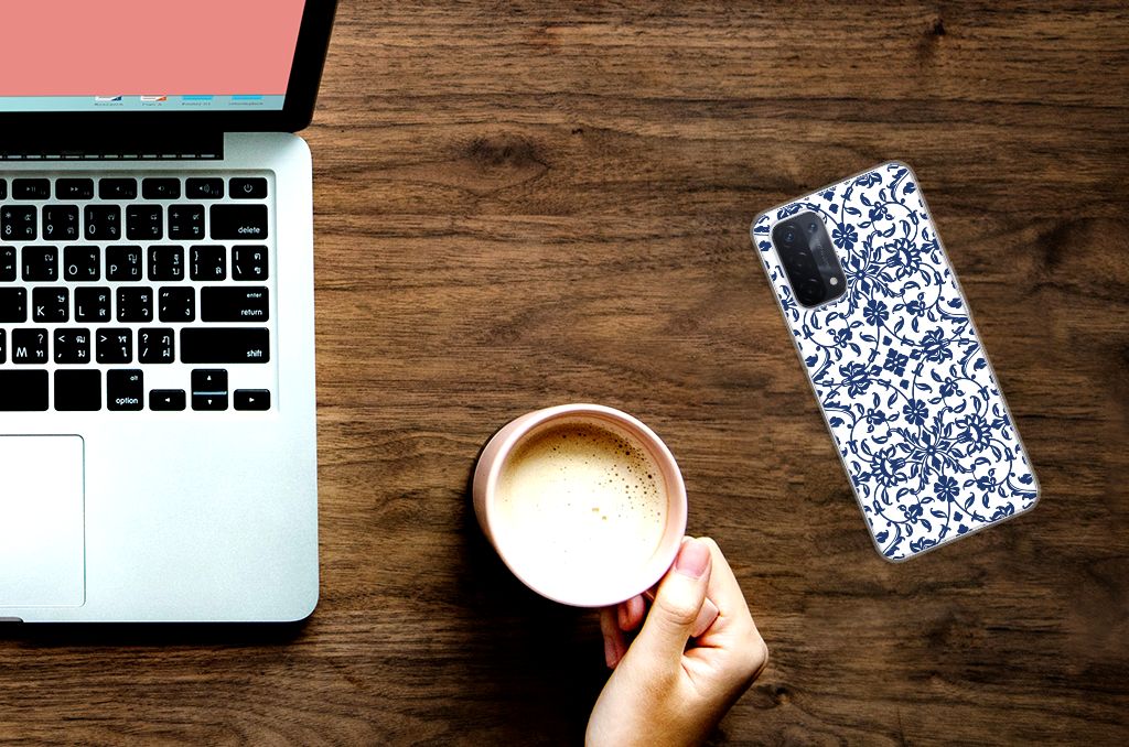 OPPO A93 5G TPU Case Flower Blue B2C Telecom