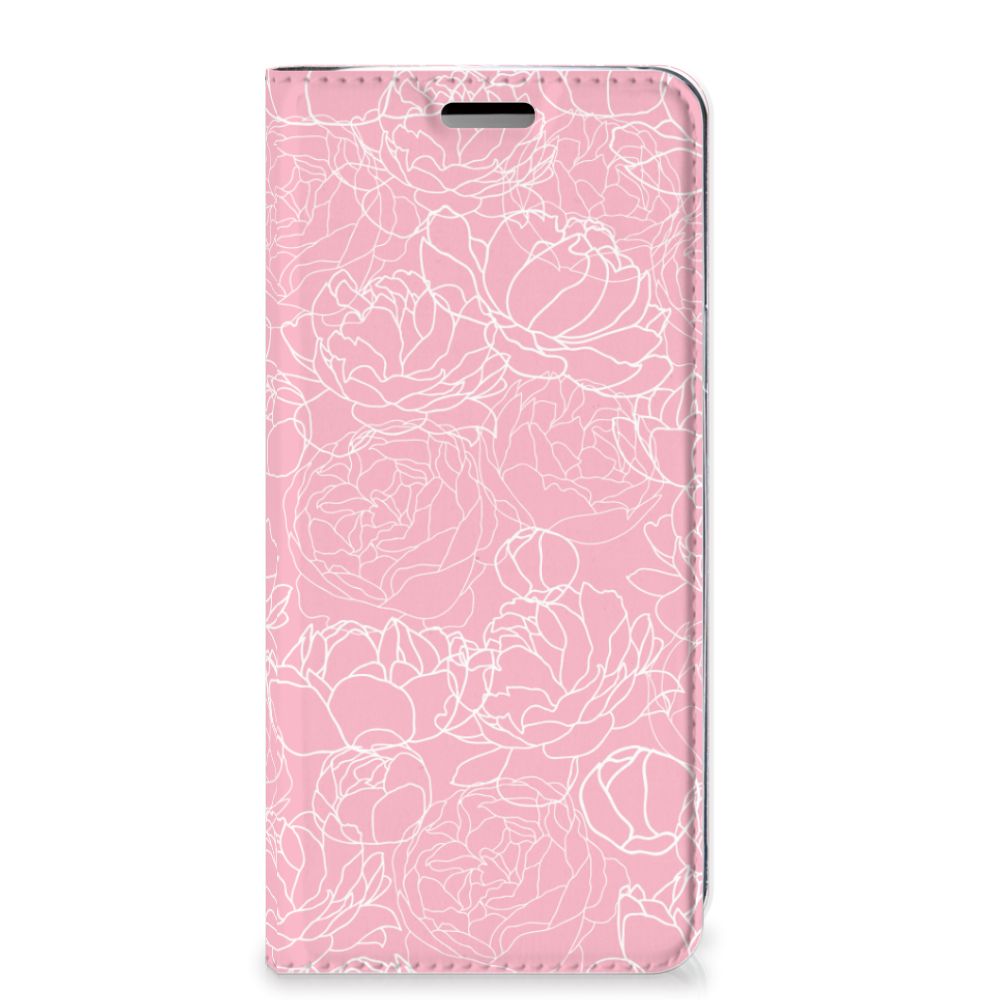 Samsung Galaxy S9 Smart Cover White Flowers