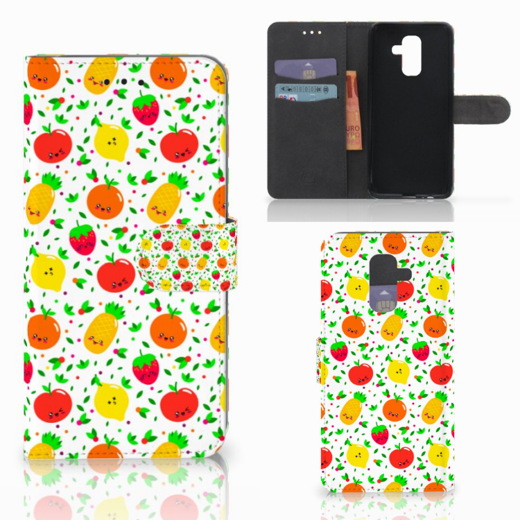 Samsung Galaxy A6 Plus 2018 Book Cover Fruits