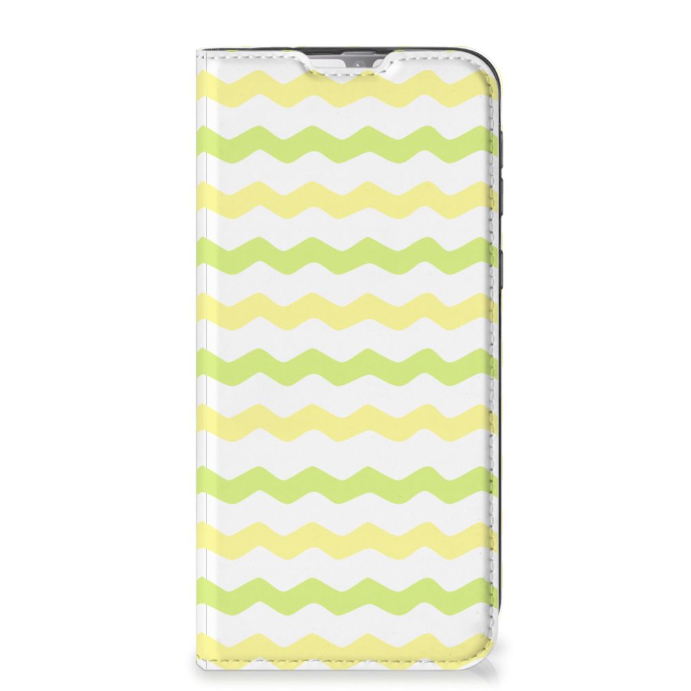 Samsung Galaxy M31 Hoesje met Magneet Waves Yellow - B2C Telecom