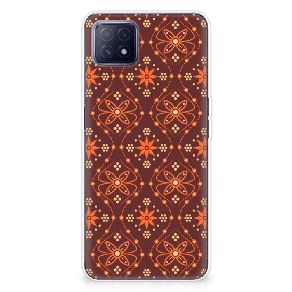 OPPO A53 5G | OPPO A73 5G TPU bumper Batik Brown