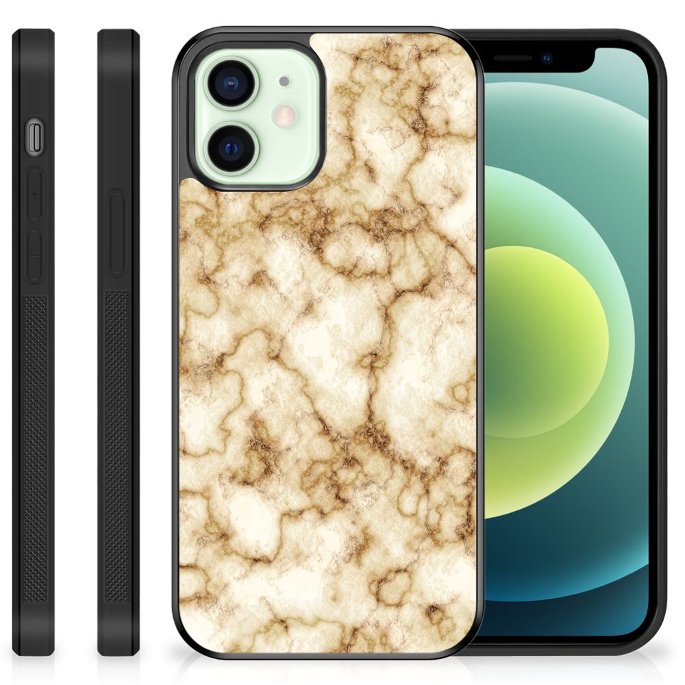 iPhone 12 Mini Gripcase Marmer Goud