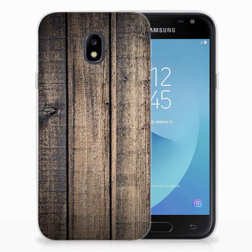 Samsung Galaxy J3 2017 Bumper Hoesje Steigerhout