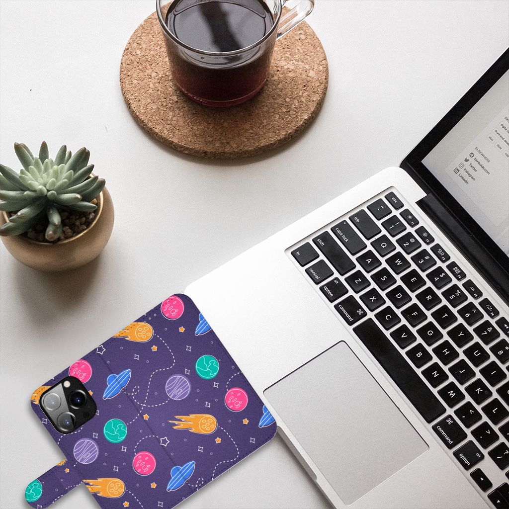 iPhone 14 Pro Wallet Case met Pasjes Space