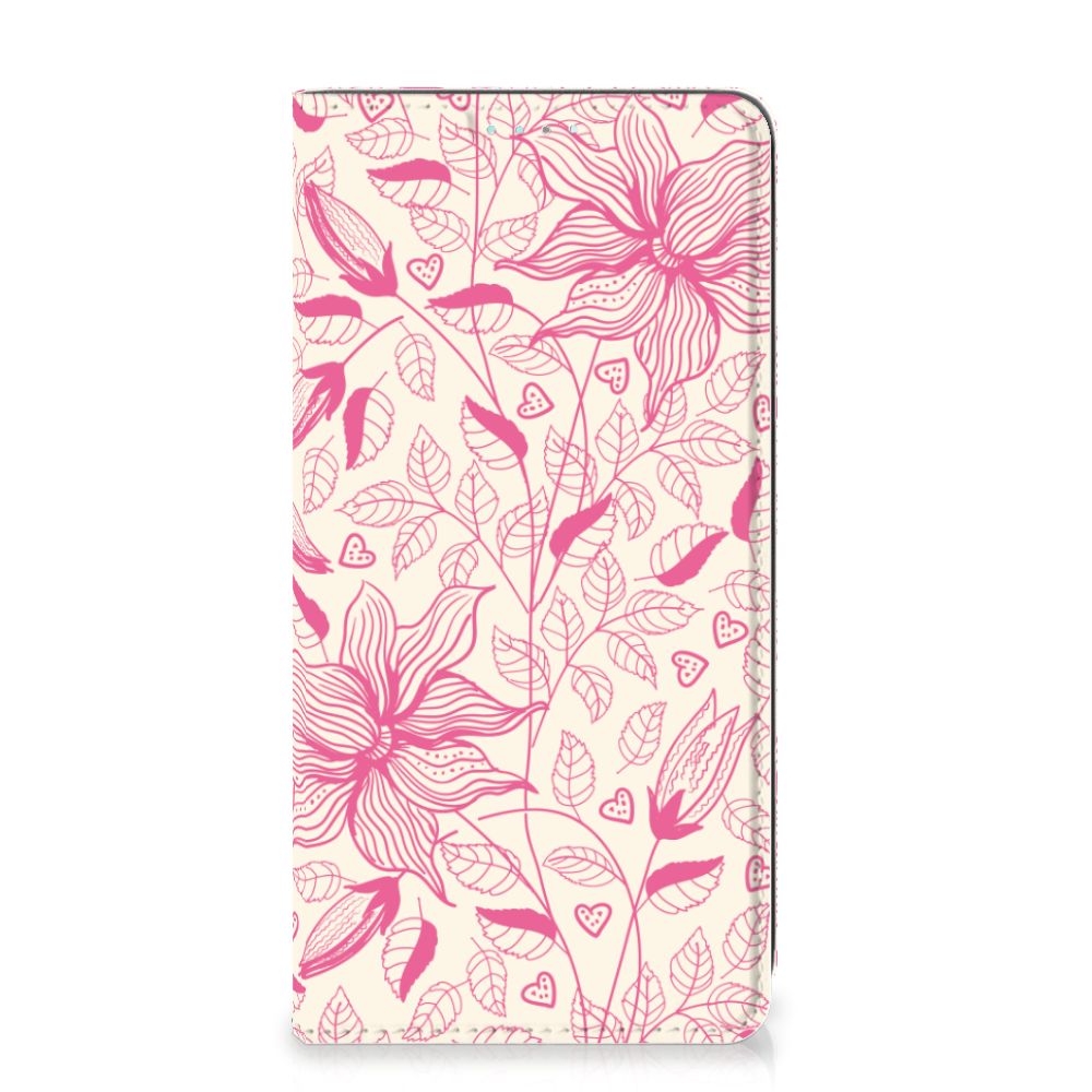 Samsung Galaxy A41 Smart Cover Pink Flowers - B2C Telecom