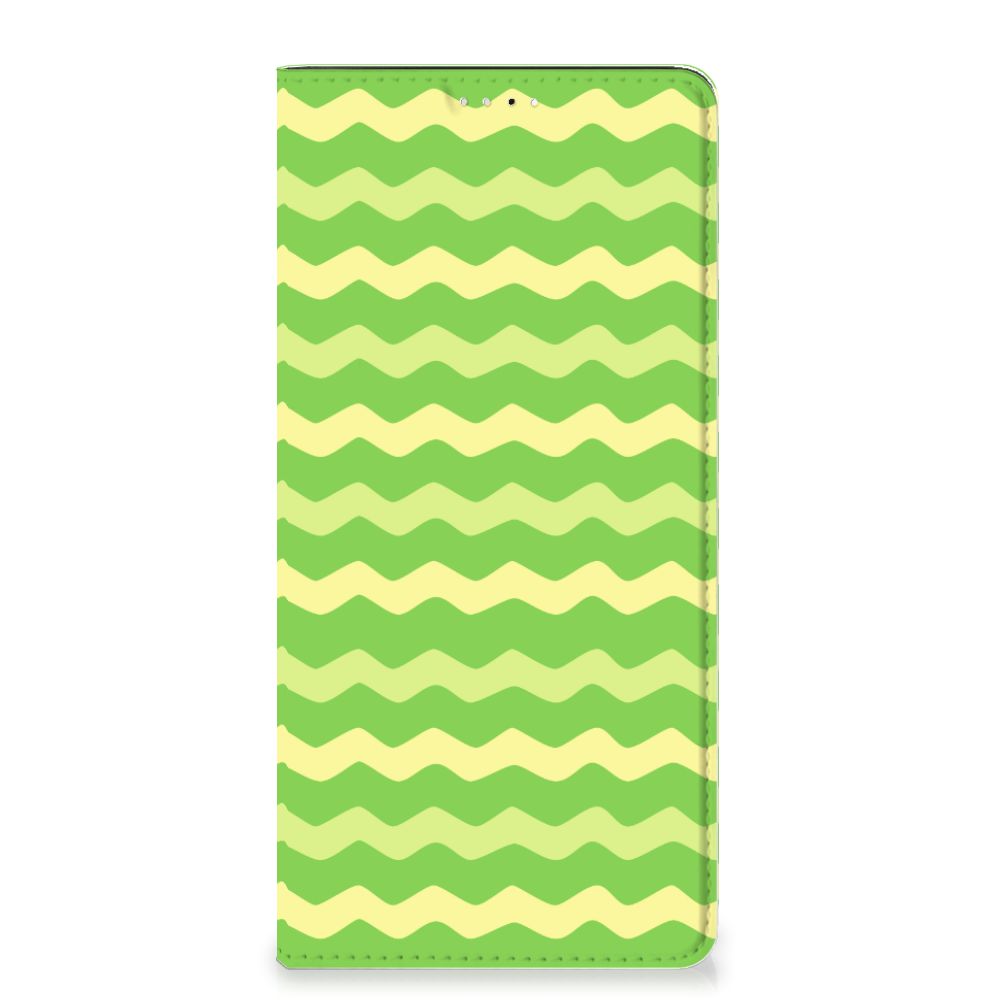 Samsung Galaxy A33 5G Hoesje met Magneet Waves Green - B2C Telecom