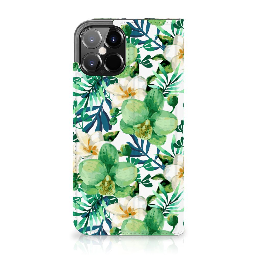 iPhone 12 Pro Max Smart Cover Orchidee Groen - B2C Telecom