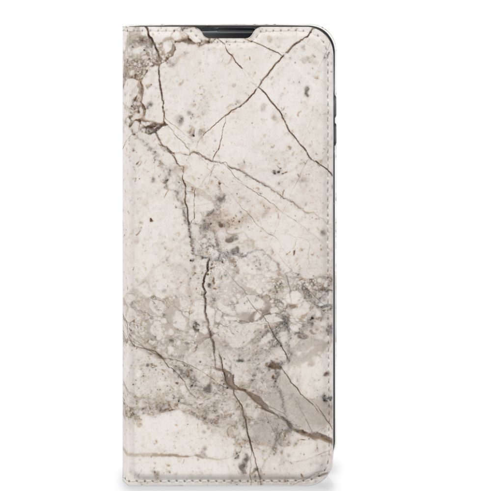 Motorola Moto G 5G Plus Standcase Marmer Beige - B2C Telecom