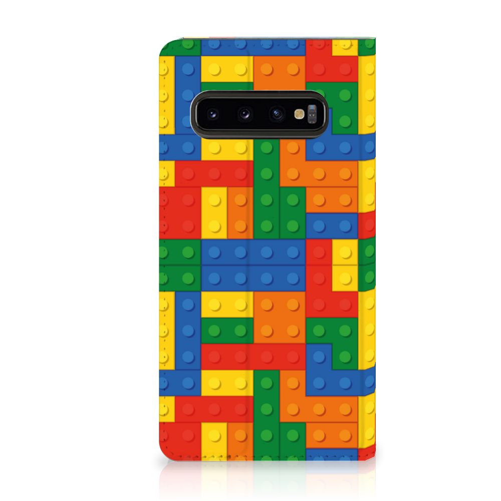 Samsung Galaxy S10 Hoesje met Magneet Blokken