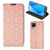 Huawei P40 Lite Hoesje met Magneet Pattern Orange - B2C Telecom
