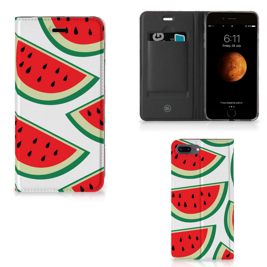 Apple iPhone 7 Plus | 8 Plus Flip Style Cover Watermelons