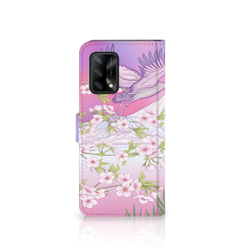 OPPO A74 4G Telefoonhoesje met Pasjes Bird Flying