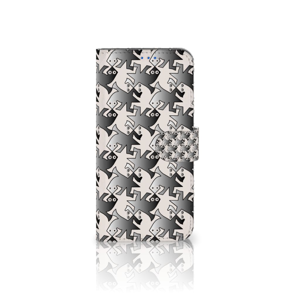 OPPO Reno6 5G Telefoonhoesje met Pasjes Salamander Grey